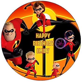 The Incredibles 2 Edna Decorations Cake Toppers 7 5 Personalised