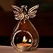 Produktbild Bluelover Angel Glas Kerze Halter Kandelaber hängende Kerze Candle-Light Dinner Home Party Dekoration