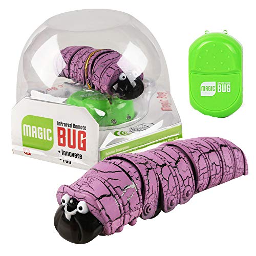 Luckhome Prank Electronic Caterpillar Toy, Funny Remote Control Insect Caterpillar Plastic Infrared RC Toys For Jokes Pranks (PP)