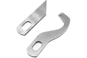 ANBOO Messersatz für Gritzner Overlock 788 Nähmaschine - Hochwertige Ober- und Untermesser Set, Kompatibel mit Singer, Pfaff, Necchi - Präzise Überlegenheit für Overlock Näharbeiten