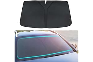 LUKBUT Adatto per Audi A4 B9 Avant 2017-2022, parasole per parabrezza per auto, parasole per finestrino anteriore per auto con protezione solare portatile, facile da usare