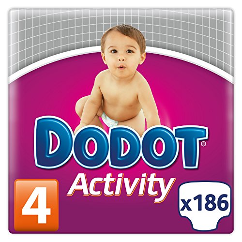 Dodot Activity, Talla 4, 186 pañales