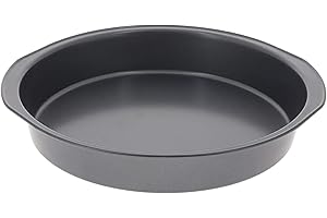 De Buyer - Moule à manqué évasé en acier antiadhésif - Diamètre 28 cm -, Noir