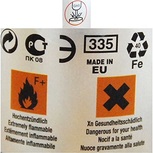 Tycoon Feuerzeuggas Gas 2x Dosen SET Jetflame Butangas Nachfülldose 250ml Dose - 2