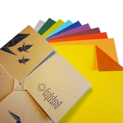 Origami-Papier, Komplementärfarben, 100 Bögen - 2