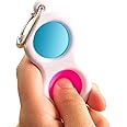 Soft Silicone Push Pop Bubble Fidget Toy Multipurpose Pop It Keychain - Keychain Toy Push Pop It Key Ring for Car, Bike, Gifts for Girls Boys Kids Adults (Pack of 1)