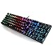 Produktbild jkertech E-Element Z-88 RGB Mechanische Gaming Tastatur 105-Tasten Keyboard mit Blue Switch - QWERTZ-Layout (DE)