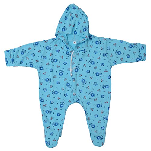Badru Printed Romper Body Suite for New Born Baby (Blue) RS.299 (67.00% Off) - Amazon
