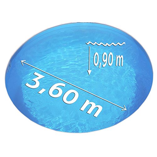 Ersatzfolie Ø 3,60 x 0,90 m 0,27 mm sandfarben - 4