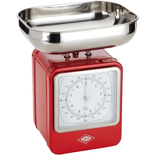Preisvergleich Produktbild Wesco 322204-02 Küchenwaage rot