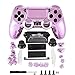 Produktbild Canamite® Case Hülle Gehäuse Chrome Modding Cover Shell für Playstation PS4 DualShock 4 Controller (Pink)