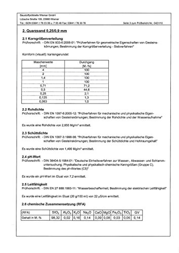 25kg Fugensand keine organischen Bestandteile absolut unkrauthemmend Quarzsand 0,3-0,8mm gewaschen , feuergetrocknet, gesiebt - 2