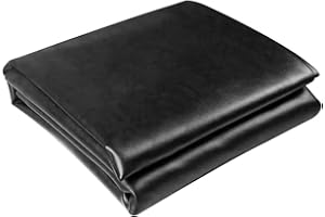 harayaa 7ft Billiard Pool Table Cover Waterproof Dustproof Latex Leather Black