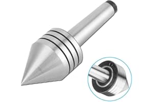 SUTINNA Durevoli utensili di tornitura uragano MT2 0,01 mm, centro contropunta in tensione, per tornio per tornio per legno