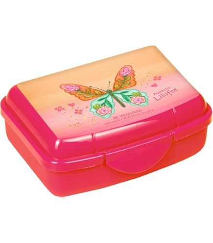 Die Spiegelburg Butterbrotdose „Die Lieben Sieben“ – Kleine Brotbox Mit Verstellbarer Trennwand, BPA-frei