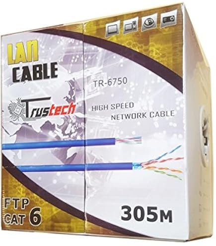 Câble Réseau RJ45 LAN Ethernet CAT 5 UTP BLANC - 2m 2 Mètres