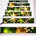 Produktbild Neue 3D Wandaufkleber Treppen-Abziehbild-Streifen Weihnachten Abnehmbare Kunst-Zuhause-Dekorationen DIY Tapete 100cm*18cm* 6pcs , LT047 , 100cm*18cm