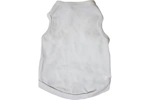 Petitebelle Camicia per cucciolo di cane tinta unita (bianco, X-Small)