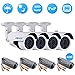 Produktbild OWSOO 4 * 960P AHD IR CCTV Kamera + 4 * 60ft Überwachungskabel Unterstützung IR-Cut Nachtsicht 30pcs Array Infrarot Lampen 1/2.8"Farbe CMOS für Home Security PAL System