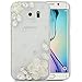 Produktbild SMART LEGEND für Samsung Galaxy S6 Edge Hülle Glitter Case Hartschale Transparent Schutzhülle Handyhülle Shiny Glanz Sparkle Bling Diamant Strass Tasche Skin Schale Hart PC Hardcase Clear Kristall Handytasche Etui