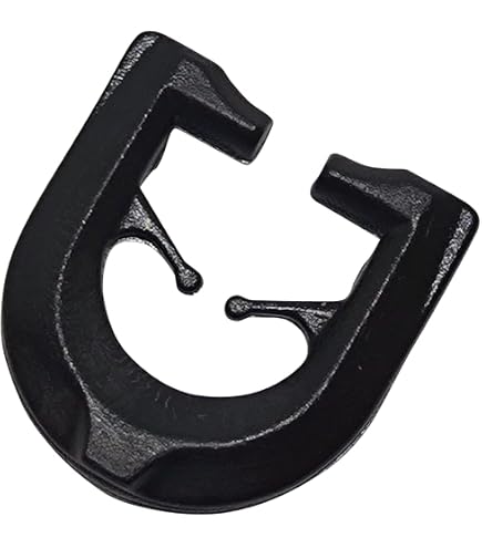 DELFRA 100 Ganci Trasparenti Per Tende | Clip Pieghevoli Da 4 Mm Per Anelli | Made In Germany
