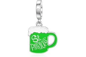 LANBEIDE Zawieszka bożonarodzeniowa do charmsów Pandora, srebro wysokiej próby 925, Boże Narodzenie, płatek śniegu, Święty Mikołaj, psy, kot, charmsy, do bransoletek Pandora, prezent bożonarodzeniowy