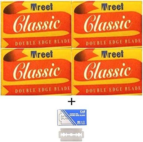 40 Treet Classic Blades + 1 Free KAI Stainless Steel BIade