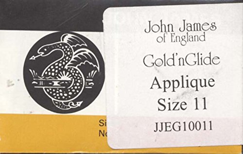 Colonial NeedleJJEG100-11 Gold'n Glide Applique Hand Needles, Size 11, 10-Pack