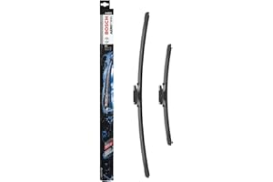 Bosch Balais d'Essuie–Glace Plats Aerotwin A422S, Longueur: 650mm/400mm – 1 Paire de Balais avant