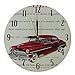 Produktbild Home Decoration Vintage Style MDF Nostalgic Retro DeSoto Red Car Scene Wall Clock
