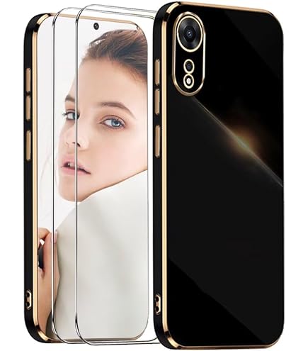 iVoler Anti Ingiallimento Chiaro Cover per Oppo A78 5G (Non per Oppo A78 4G), [Antiurto di Grado Militare] Trasparente Sottile Anti Graffio Custodia Case con Paraurti Assorbimento degli urti
