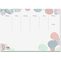 Semainier A3 Glitter - Planner Hebdomadaire Et Sous-main Pour Bureau Ou école