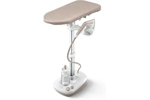 Philips All-in-One Ironing Solution 6000 Series, Multi-angle board, OptimalTEMP technology, 1800W, convenient foot buttons, Kills 99.9% of bacteria and dust mites*