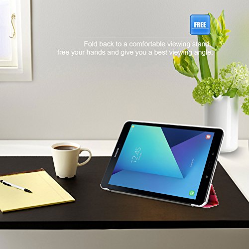 Samsung Galaxy Tab S3 9.7 hülle, IVSO hochwertiges PU Leder Etui hülle Tasche Case – mit Standfunktion, super 360° Anti-Wrestling, ist für Samsung Galaxy Tab S3 9.7 Tablet-PC perfekt geeignet (Für Samsung Galaxy Tab S3 9.7, C-Muster09) - 9