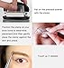 Turelifes Waterproof Eye Brow Stamp Powder Perfect Eyebrow Power Seal Nature Eye Brow Powder Delicate Shape Dark Brown