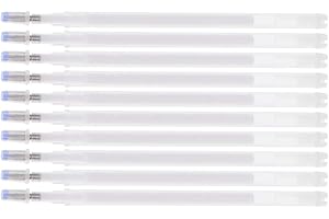 Uteruik Lot de 10 stylos effaçables à la Chaleur pour Patchwork Point de Croix Blanc