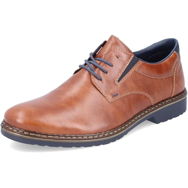 Rieker Heren 14603 veterschoenen, zwart, 40 EU