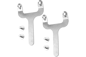 ‎RILOER Riloer Rear Bar Pin Flag Mutter, 2 Stück Silber, Kompatibel mit J-eep CHER0KEE XJ 2WD 4WD 1984-200