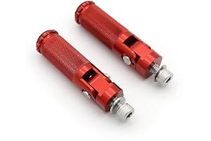 NICEDOLL 8 mm Motorrad Klappbare Fußrasten Fußrasten Fußrasten Pedal Universal für CBR125R CBR250R CBR600RR CBR900RR CBR1000RR CB190R MT-03 MT25 MT3 FZ1 FZ8 Z125 Z300