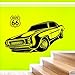 Produktbild Grandora W5510 Wandtattoo Flur Büro Amerikanisches Muscle Car Route 66 Chevy Chevrolet 70er 70s Auto Oldtimer Wandsticker Wandaufkleber braun (BxH) 100 x 46 cm