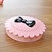 Hrph New Acrylic Flower Eyelash Storage Box Makeup Cosmetic Mirror Case Organizer