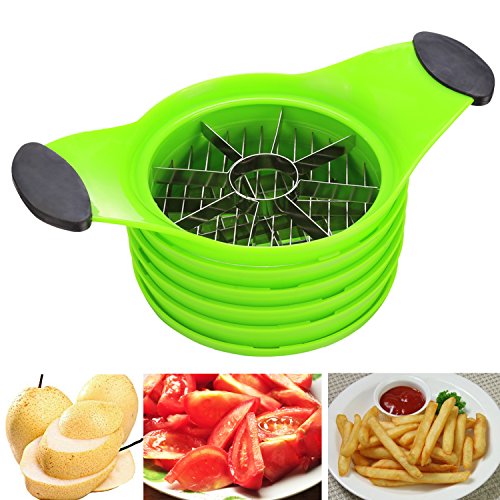 Homdox 3630 Multifunktions- Apfelteiler mit vier Edelstahlklinge - 2