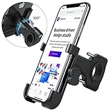 🚲 【Professional Schutz】 Fahrrad Handyhalterung besteht aus Aluminium, gefertigt und sehr stabil. Gummiauflage zu verhindern, dass das Telefon Schiebe- und Kratzen. Smartphone halterung fahrrad für jede Gelegenheit, ist auf Touren ein wertvoller Begleiter.