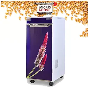 MICROACTIVE  Royal Fully Automatic Domestic Flour Mill, Aata Maker, Atta chakki, Ghar Ghanti, with Inside LED Light and Standard Accessories