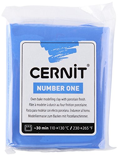 CERNIT CE0900056200 Nummer eins Lehm 56 G, blau, 7 x 5.5 x 1.5 cm