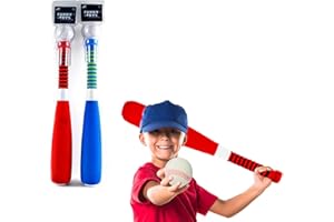 Kingsport Kids Baseball Bat and Ball Set - 54 cm Lightweight Foam T-Ball Bat for Toddlers Non-Slip Soft Comfort Grip, Outdoor Training Sport Toy For Kids Gift Boys Girls 3+ Year (1 PCs, Random Colour)
