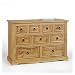 Produktbild IDIMEX Mexiko Möbel Anrichte Sideboard Tequila, Kiefer massiv mit 9 Schubladen