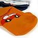 KF Baby Boy Non-Skid Cozy Soft Cotton Socks Value Pack [Set of 4 pairs, White, Grey, Orange, Dark Blue], Beetle, for 12 - 24 months