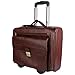 Madame Exclusive Brown Leather Laptop Trolley Bag RS.7925.00