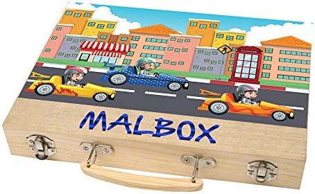 Painting Set 'Paint Box 66' With 11 Utensils, 66 Piece Painting Kit For School And Co.: The Compact Painting Set In Practical Wooden Case Motiv 05